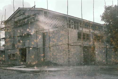 Telephone exchange under construction 2
