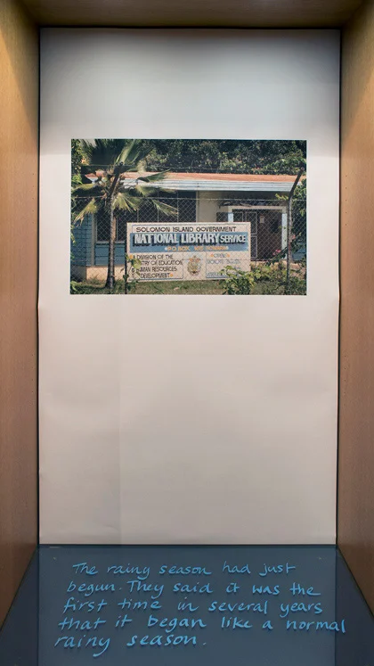 Solomon Islands national library installation 3